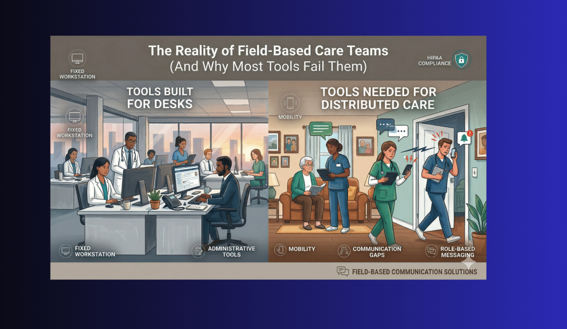 The Reality of Field-Based Care Teams (And Why Most Tools Fail Them)